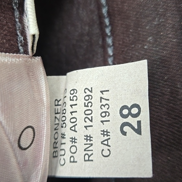 Rich and Skinny Bronzer Coated Pants 28W - Picture 6 of 9